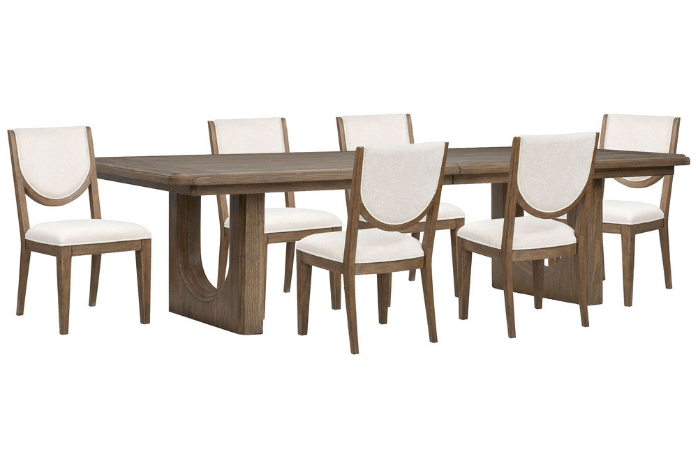 Magnussen - Westbourne Dark Umber Extendable Trestle Dining Table With 6 Side Chairs - D5888-21-KIT3 view 1