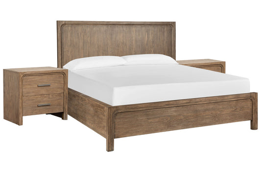 Magnussen - Westbourne Dark Umber King Panel Bed With 2 Nightstands - B5888-64-KIT2 view 1