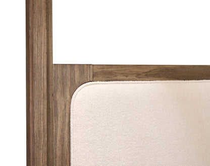 Magnussen - Westbourne Dark Umber King Upholstered Poster Bed 2 Door Nightstands And Drawer Dresser With Portrait Mirror - B5888-66-KIT9 view 7