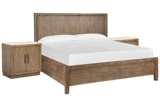 Magnussen - Westbourne Dark Umber Queen Panel Bed With 2 Door Nightstands - B5888-54-KIT8 view 1