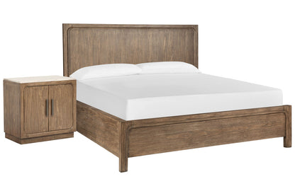 Magnussen - Westbourne Dark Umber Queen Panel Bed With Door Nightstand - B5888-54-KIT7 view 1