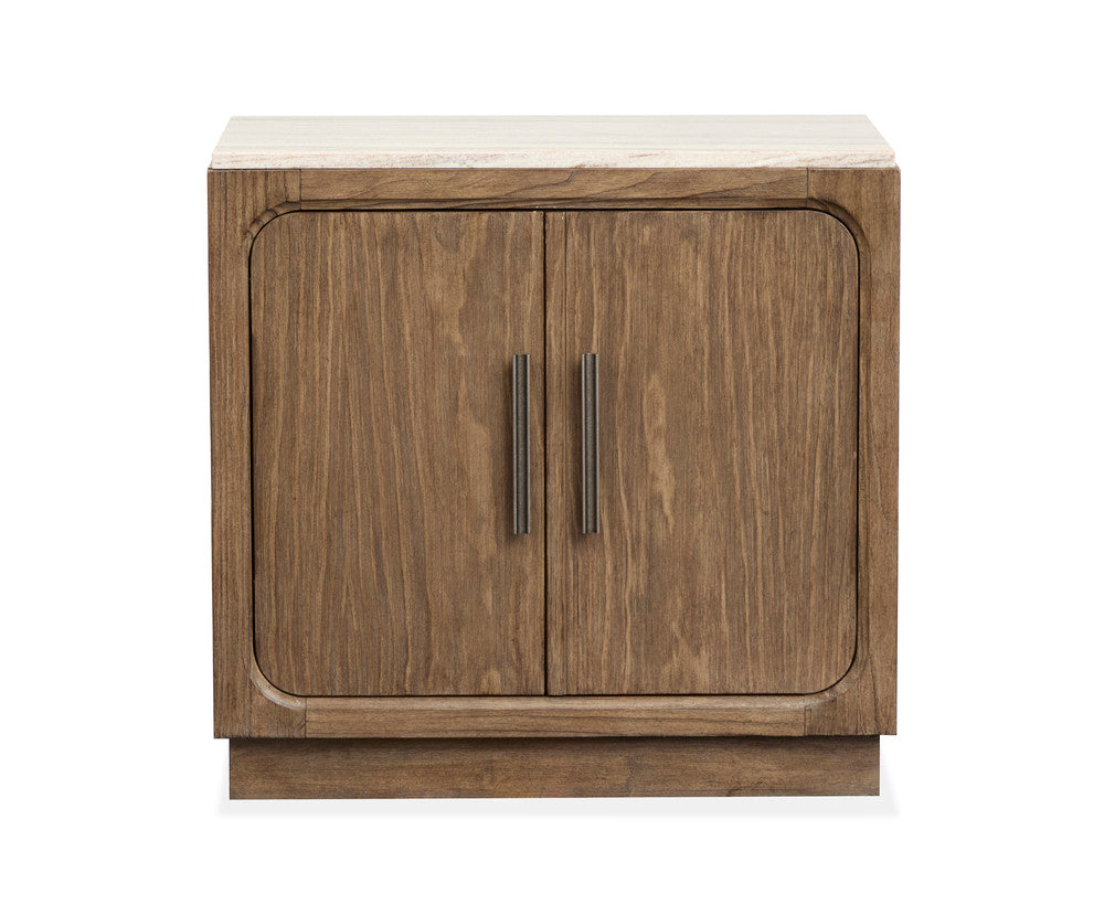 Magnussen - Westbourne Dark Umber Queen Panel Bed With Door Nightstand - B5888-54-KIT7 view 6