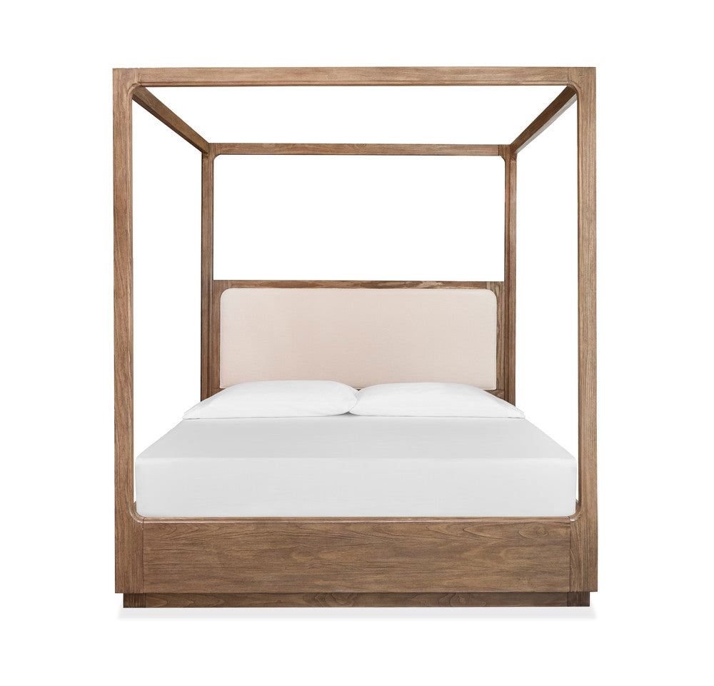 Magnussen - Westbourne Dark Umber Queen Upholstered Poster Bed With 2 Nightstands - B5888-56-KIT2 view 3