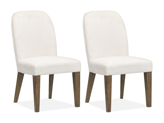 Magnussen - Westbourne Dark Umber Upholstered Host Chair Two Pack - D5888-66 view 1