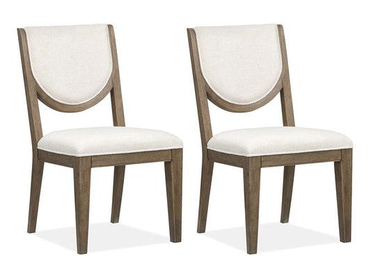 Magnussen - Westbourne Dark Umber Upholstered Side Chair Two Pack - D5888-63 view 1