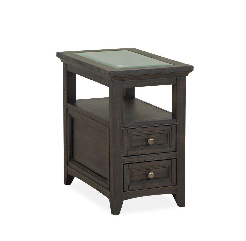 Magnussen - Westley Falls Chairside End Table in Graphite - T4399-10 view 1