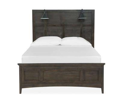 Magnussen - Westley Falls Complete Queen Lamp Panel Bed with Regular Rails - B4399-59 veiw 1