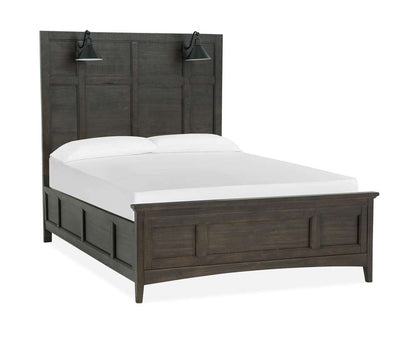 Magnussen - Westley Falls Complete Queen Lamp Panel Bed with Regular Rails - B4399-59 veiw 3