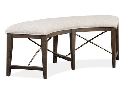 Magnussen - Westley Falls Graphite 52" Round Dining Table With 2 Curved Bench - D4399-27-KIT7 view 4