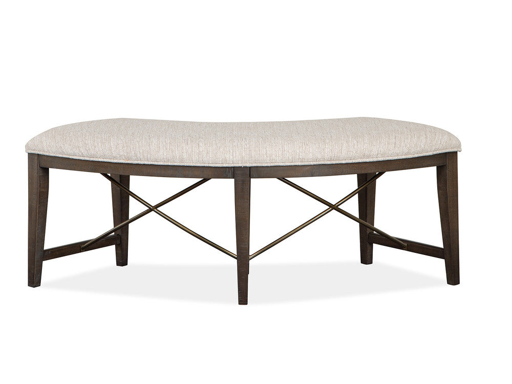 Magnussen - Westley Falls Graphite 52" Round Dining Table With 2 Curved Bench - D4399-27-KIT7 view 6