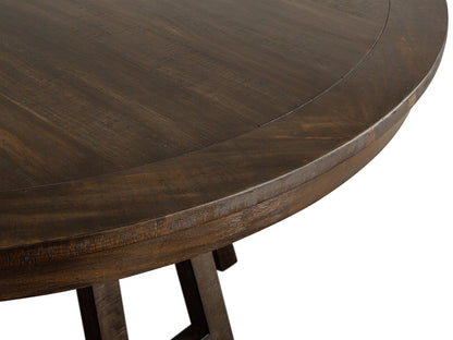 Magnussen - Westley Falls Graphite 52" Round Dining Table With 2 Side Chairs And Curved Bench - D4399-27-KIT13 view 8