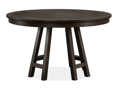 Magnussen - Westley Falls Graphite 52" Round Dining Table With 4 Side Chairs - D4399-27-KIT1 view 2