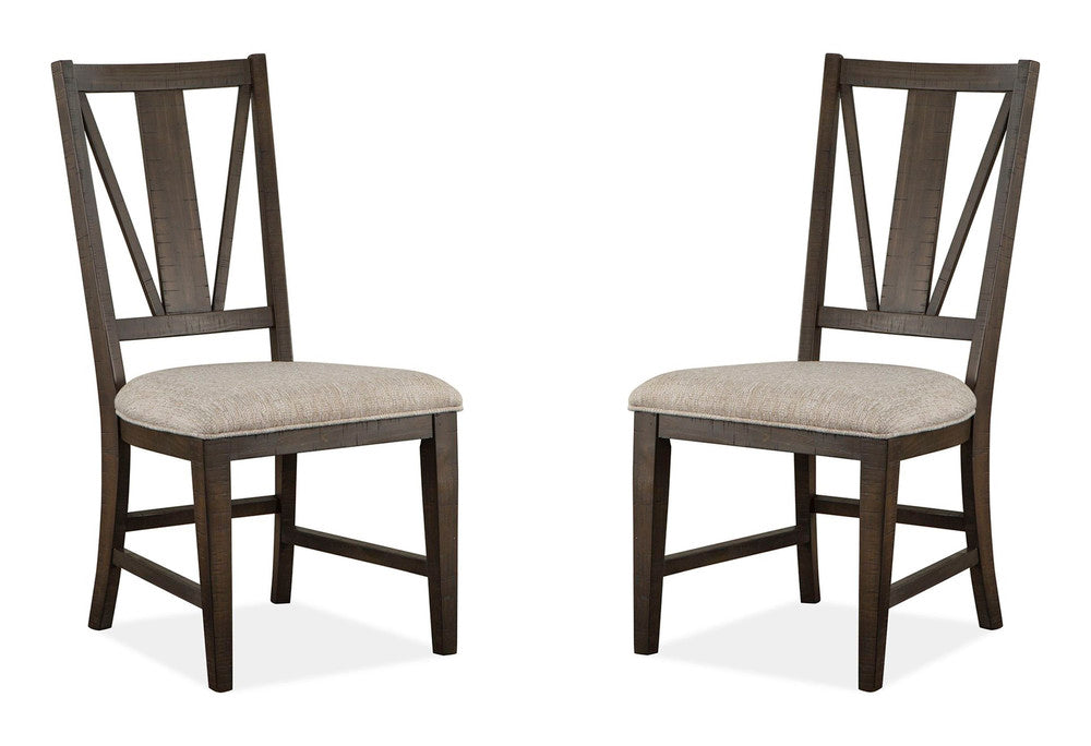 Magnussen - Westley Falls Graphite 52" Round Dining Table With 4 Side Chairs - D4399-27-KIT1 view 4