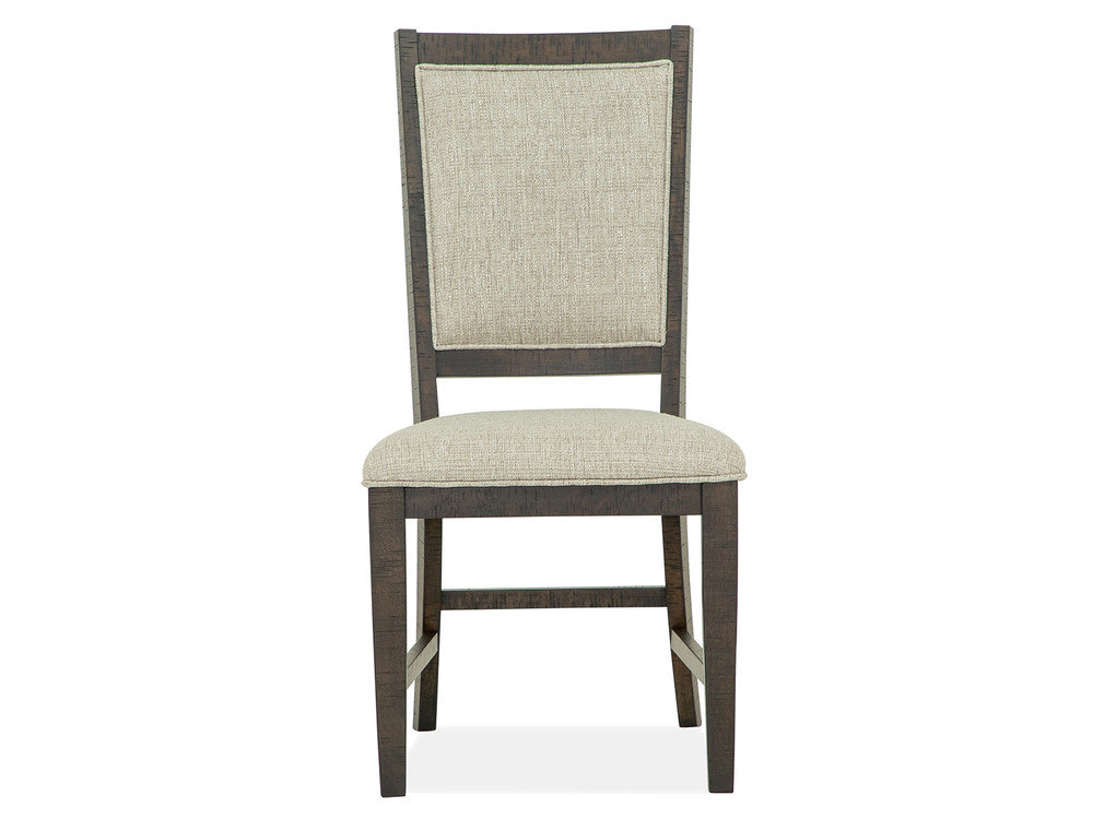 Magnussen - Westley Falls Graphite 52" Round Dining Table With 4 Upholstered Side Chairs - D4399-27-KIT3 view 6