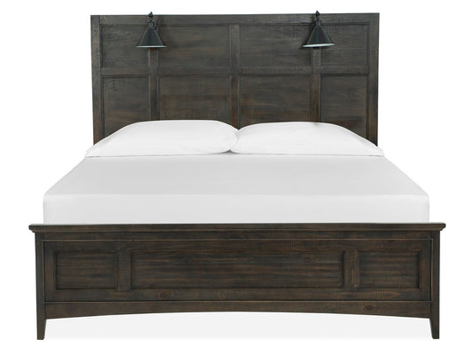 Magnussen - Westley Falls Graphite California King Lamp Panel Bed - B4399-79 view 2