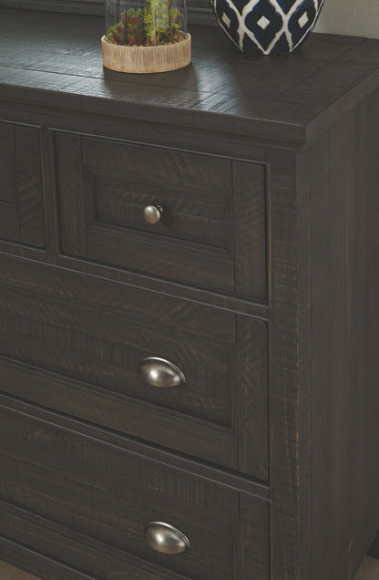 Magnussen - Westley Falls Graphite California King Panel Storage Bed And Drawer Dresser With Landscape Mirror - B4399-75-KIT3 view 7