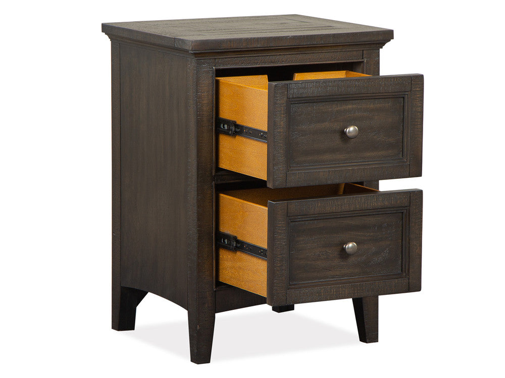 Magnussen - Westley Falls Graphite California King Panel Storage Bed With Small Nightstand - B4399-75-KIT7 view 7