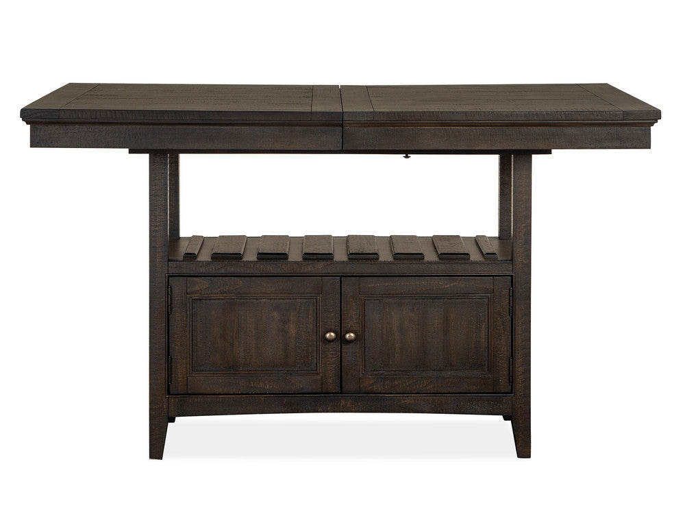 Magnussen - Westley Falls Graphite Extendable Counter Height Dining Table With 4 Counter Chairs - D4399-42-KIT1 view 3