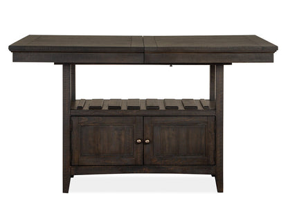 Magnussen - Westley Falls Graphite Extendable Counter Height Dining Table With 4 Counter Chairs - D4399-42-KIT1 view 3