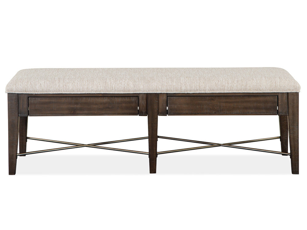 Magnussen - Westley Falls Graphite Extendable Trestle Dining Table With 2 Upholstered Benches - D4399-25-KIT45 view 6