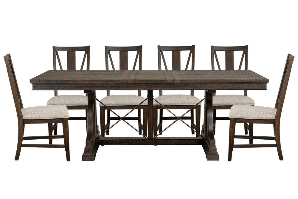 Magnussen - Westley Falls Graphite Extendable Trestle Dining Table With 6 Side Chairs - D4399-25-KIT3 view 1