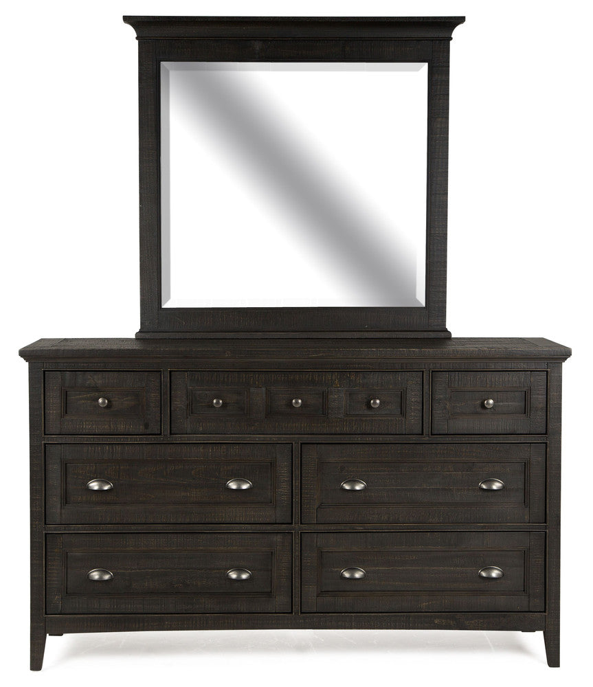 Magnussen - Westley Falls Graphite King Lamp Panel Bed And Drawer Dresser With Landscape Mirror - B4399-69-KIT3 view 6