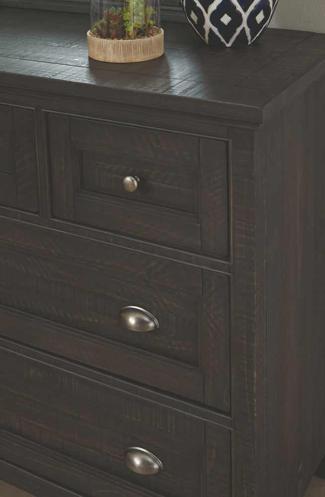 Magnussen - Westley Falls Graphite King Panel Storage Bed And Drawer Dresser With Landscape Mirror - B4399-65-KIT3 view 7