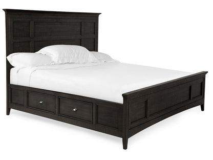 Magnussen - Westley Falls Graphite King Panel Storage Bed With 2 Small Nightstands - B4399-65-KIT8 view 2