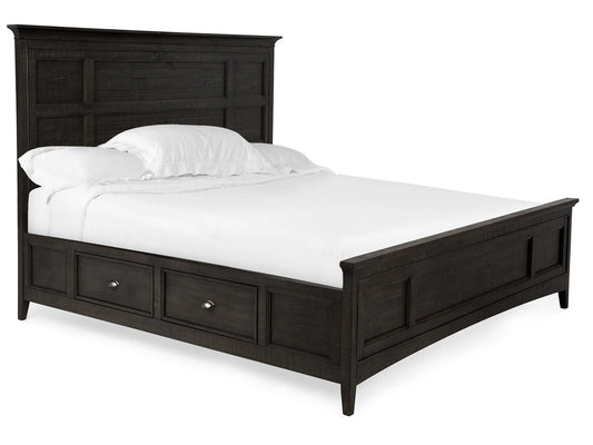 Magnussen - Westley Falls Graphite King Panel Storage Bed With Nightstand - B4399-65-KIT1 view 2