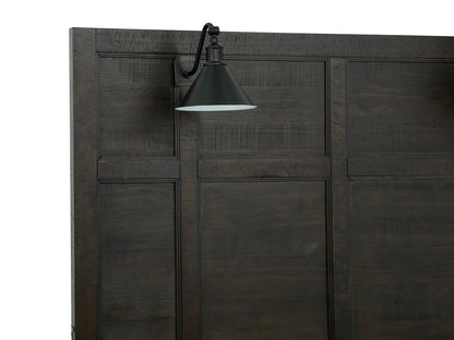 Magnussen - Westley Falls Graphite Queen Lamp Panel Bed With Nightstand - B4399-59-KIT1 view 6