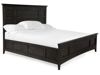Magnussen - Westley Falls Graphite Queen Panel Bed 2 Nightstands Drawer Dresser With Landscape Mirror And Door Chest - B4399-54-KIT6 view 2