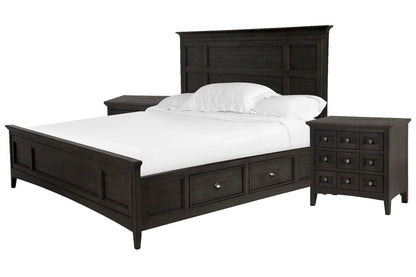 Magnussen - Westley Falls Graphite Queen Panel Storage Bed With 2 Nightstands - B4399-55-KIT2 view 1