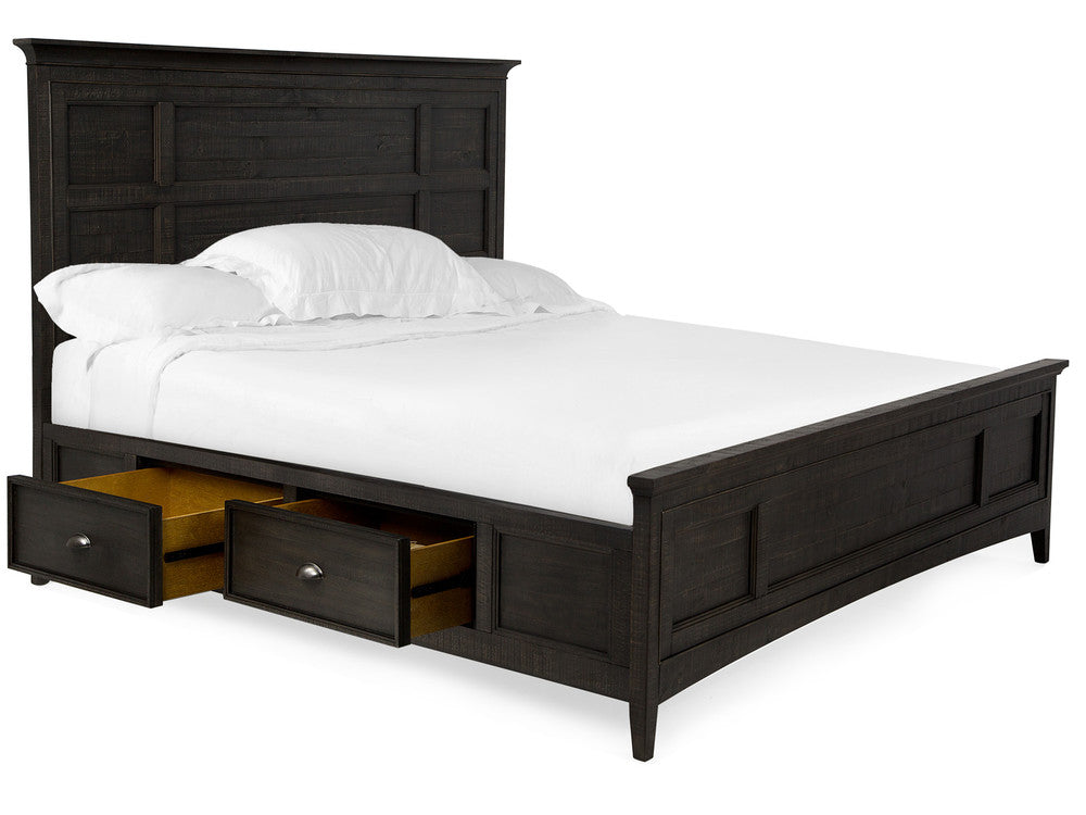 Magnussen - Westley Falls Graphite Queen Panel Storage Bed With 2 Small Nightstands - B4399-55-KIT8 view 3