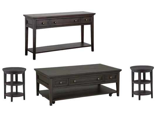 Magnussen - Westley Falls Graphite Rectangular Cocktail Table With 2 Accent End Table And Sofa Table - T4399-43KIT3 view 1