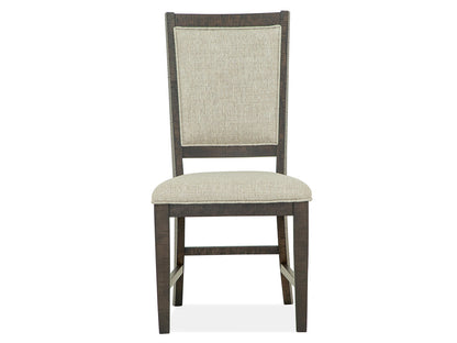 Magnussen - Westley Falls Graphite Step Upholstered Side Chair Two Pack - D4399-65 view 2