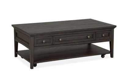 Magnussen - Westley Falls Rectangular Cocktail Table with Casters in Graphite - T4399-43 view 1