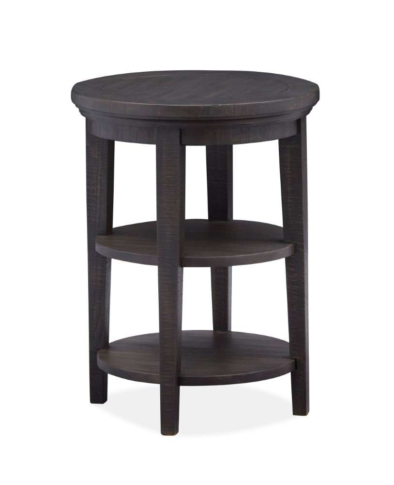 Magnussen - Westley Falls Round Accent End Table in Graphite - T4399-35 view 1