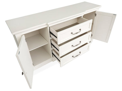 Magnussen - Willowbrook Egg Shell White Buffet - D5324-14 view 6