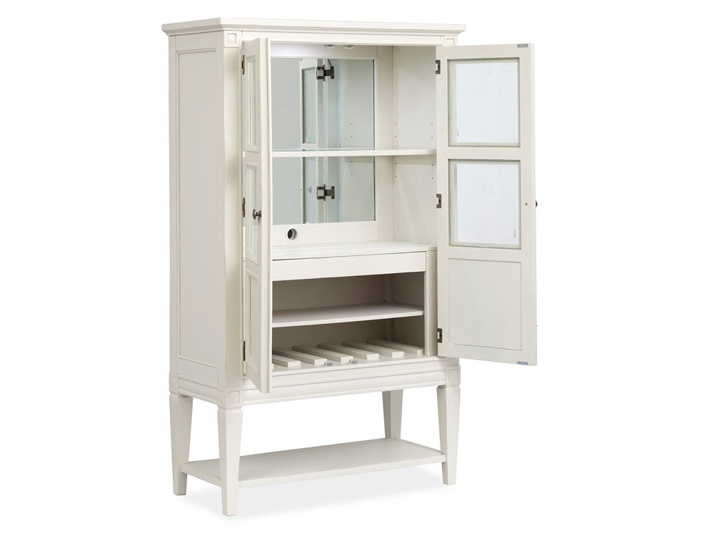 Magnussen - Willowbrook Egg Shell White Display Cabinet - D5324-08 view 4