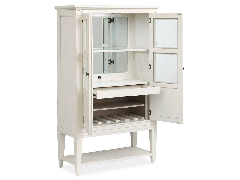 Magnussen - Willowbrook Egg Shell White Display Cabinet - D5324-08 view 5