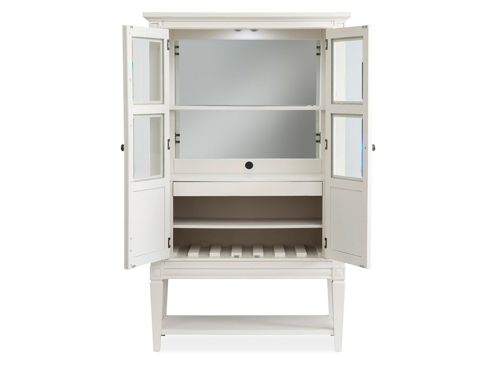 Magnussen - Willowbrook Egg Shell White Display Cabinet - D5324-08 view 6