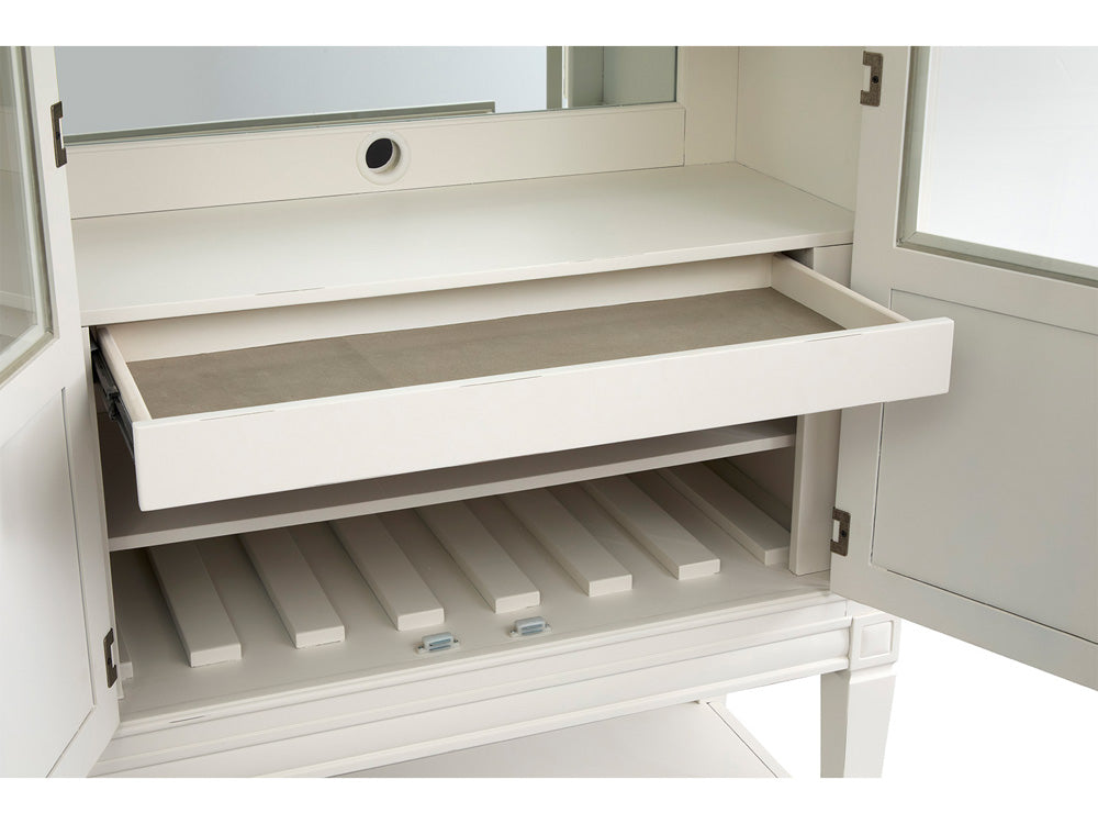 Magnussen - Willowbrook Egg Shell White Display Cabinet - D5324-08 view 7