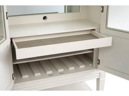 Magnussen - Willowbrook Egg Shell White Display Cabinet - D5324-08 view 7