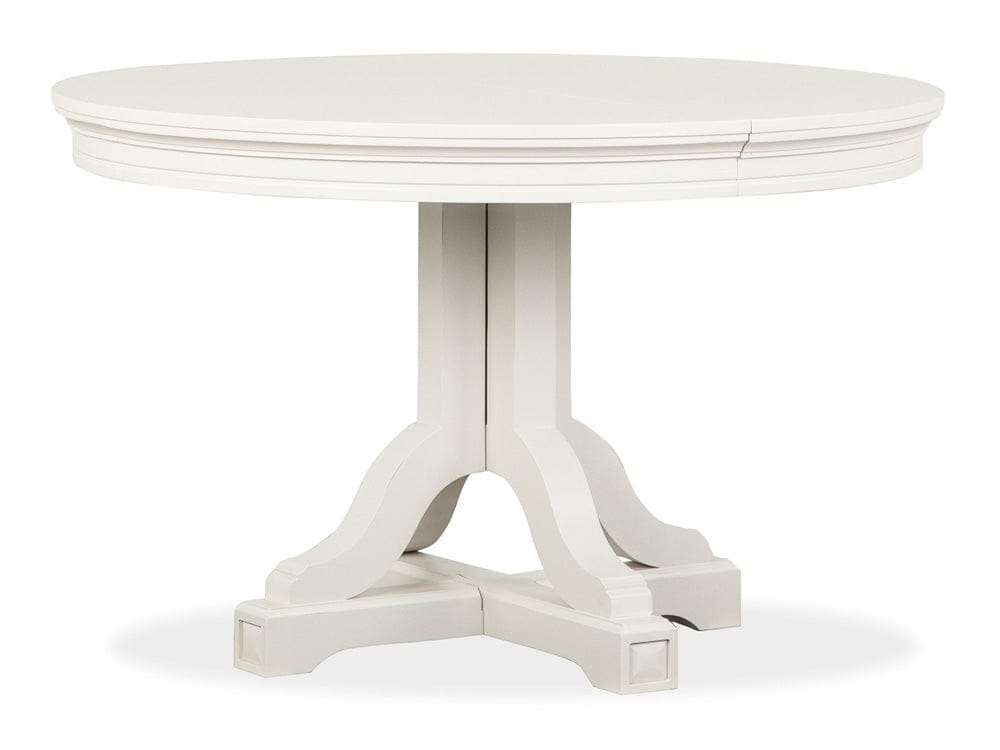 Magnussen - Willowbrook Egg Shell White Extendable 48" Round Dining Table - D5324-25 view 2
