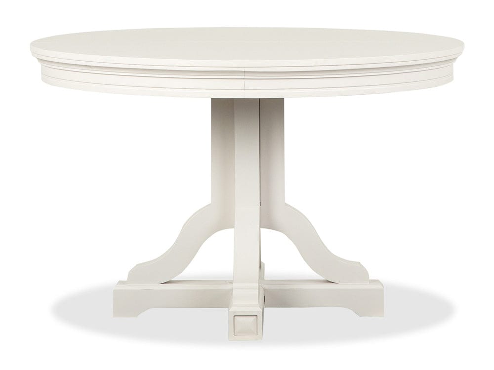 Magnussen - Willowbrook Egg Shell White Extendable 48" Round Dining Table - D5324-25 view 6