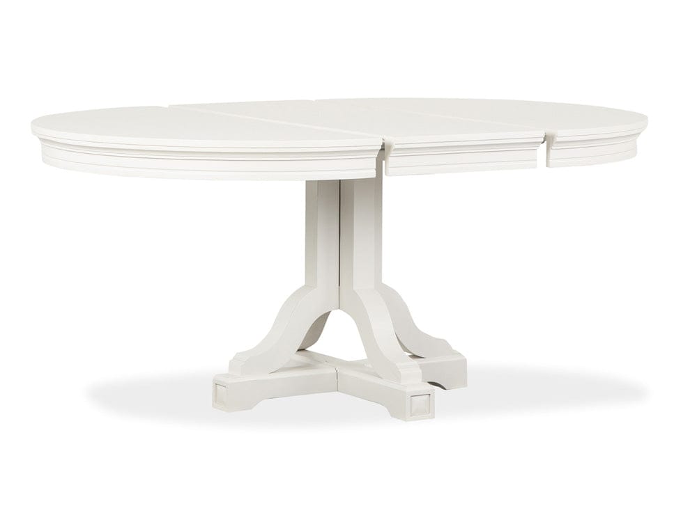 Magnussen - Willowbrook Egg Shell White Extendable 48" Round Dining Table - D5324-25 view 7