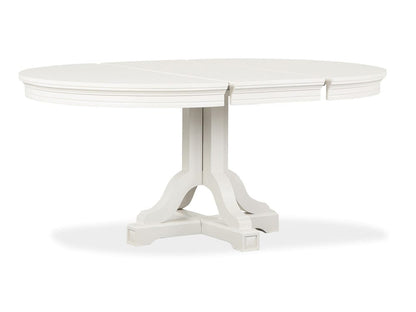 Magnussen - Willowbrook Egg Shell White Extendable 48" Round Dining Table - D5324-25 view 7