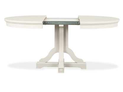 Magnussen - Willowbrook Egg Shell White Extendable 48" Round Dining Table - D5324-25 view 8