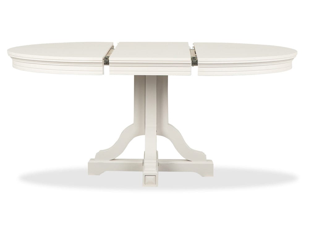 Magnussen - Willowbrook Egg Shell White Extendable 48" Round Dining Table - D5324-25 view 9