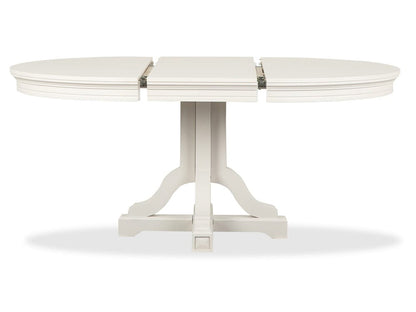 Magnussen - Willowbrook Egg Shell White Extendable 48" Round Dining Table - D5324-25 view 9